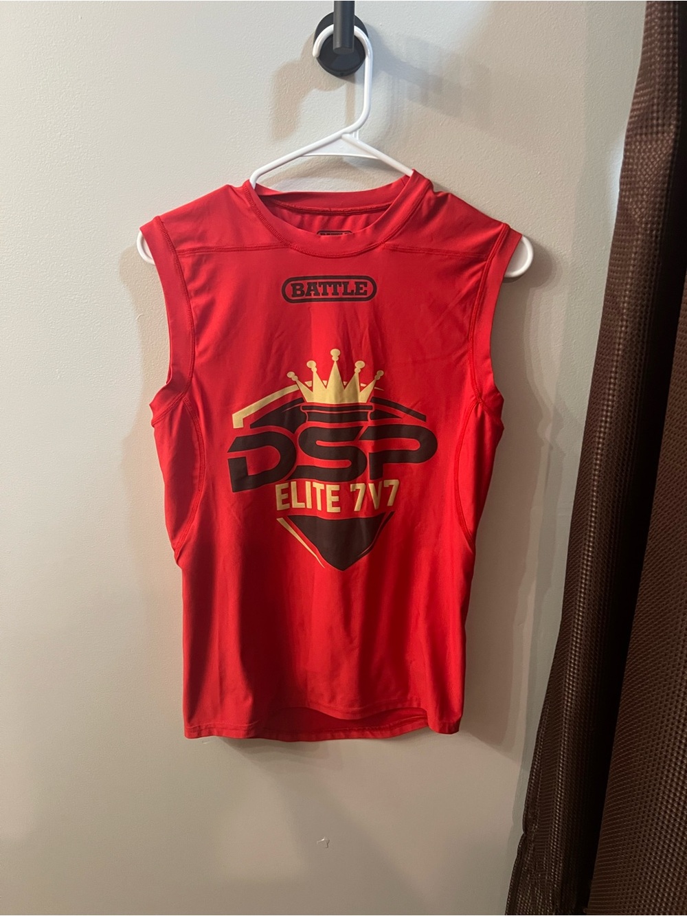 DSP Elite 7v7 Red Sleeveless Mens Performance Shirt
